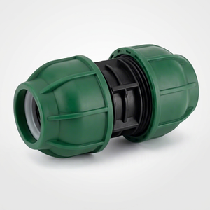 ข้อต่อลดแรงดันแบบอัดขนาด 110*50 สำหรับท่อ PE/HDPE วัสดุ PP บริสุทธิ์ ทนทานต่อการกัดกร่อนและสารเคมี  ออกแบบตามมาตรฐาน SAP - Product Image 1