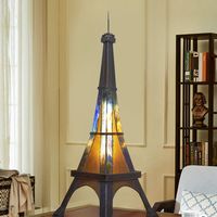 Tour Eiffel LED lampe de table moderne contemporain barre de verre coloré Flexible pour la lecture à distance pour bureau d'étude Art espace créatif