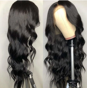 Pelucas de Cabello Humano Virgen Brasileño con Ondas Naturales al <span class=keywords><strong>por</strong></span> Mayor, 13x4, sin Pegamento, Transparentes HD para Mujeres Negras - Product Image 2