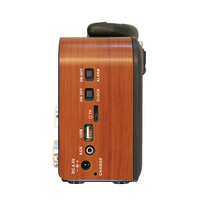 Radio multibande analogique rétro avec FM/AM/SW, Bluetooth, lecture MP3, réveil et batterie rechargeable