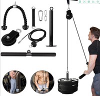 Système d'attache de machine à câble KaraQoton HT-2210 DIY pour l'entraînement de force des biceps/glutes/triceps – Équipement de gym à domicile