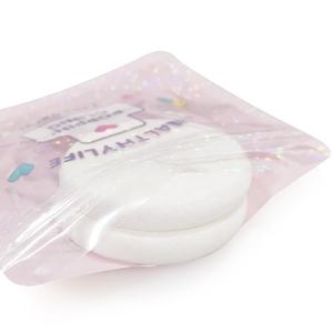 50 PCS Lovely Holographic Gift Logo Small Ziplock Pouch Clear Cosmetics Beauty Makeup Candy Clear Plastic Packaging Bag - Product Image 2