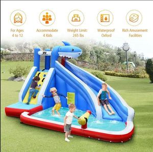 Sân chơi ngoài trời Kid đồ chơi trò chơi trượt nước bouncy nhảy nhà Bouncer <span class=keywords><strong>Inflatable</strong></span> lâu đài tùy chỉnh Unisex 1 mảnh winway - Product Image 2