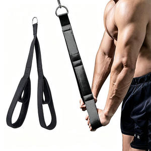 Accesorio de Entrenamiento para Gimnasio en Casa, Correas de Tensión Dobles para Bíceps y Tríceps, Cuerda de Tracción con Agarre - Product Image 1