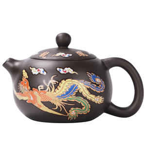 Juego de té Xishi Fengming, <span class=keywords><strong>tetera</strong></span> de arcilla púrpura sensible al calor, <span class=keywords><strong>tetera</strong></span> de té Phoenix dragón no escaldado, herramientas de té de café Kung Fu para - Product Image 5