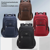 Sac à dos de voyage grande capacité, couleur unie, pour ordinateur portable, idéal pour les affaires et l'école, vente en gros usine