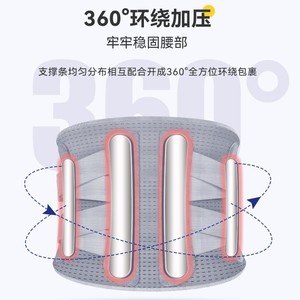 Ceinture de soutien lombaire chauffante à infrarouge lointain transfrontalière personnalisée, soins de santé, exercice auxiliaire, fitness de la taille, stabilise le bas du dos - Product Image 4