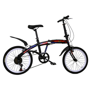 Bicicleta de Montaña <span class=keywords><strong>Plegable</strong></span> de 20 Pulgadas con Suspensión en Horquilla, Frenos de Disco Dobles y Cuadro de Acero al <span class=keywords><strong>Carbono</strong></span>, Venta al Por Mayor Transfronteriza - Product Image 5