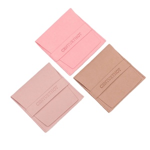 Wholesale Custom Logo Microfiber Jewelry Container Envelope Belt Style Velvet Pouches for Gift Packaging - Product Image 6