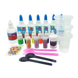 Colle DIY colorée pour kit de fabrication de slime pour enfants, non toxique, avec breloques en résine - Product Image 6