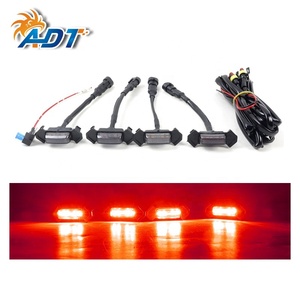 ไฟส่องสว่างสำหรับรถกระบะ โคมไฟสีเหลือง 4 ชิ้น 4 หลอด LED ไฟ LED ติดกระจังหน้า สำหรับ TOYOTA TACOMA ปี 2016~2019 - Product Image 4