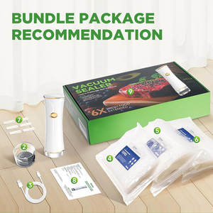 เครื่องซีลสูญญากาศแบบมือถือ ชาร์จไฟได้ ระบบซีลสูญญากาศแบบพกพา พร้อมสาย USB สำหรับซีลอาหารเพื่อเก็บรักษาความสดของอาหาร - Product Image 4