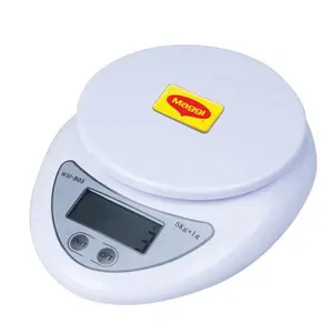 Leaone Full ABS Plastic Design Household electronic food weight balance 5Kg 11Lb Digital Kitchen Food Scale weighing machine