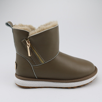 Bottes d'hiver miniatures en peau de mouton thermiques antidérapantes - Femmes