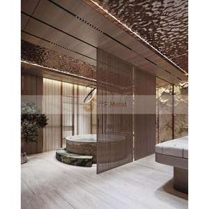 LL366 Factory Supply Customized Decorative Interior Wall Ceiling <b>Sheet</b> Water Ripple Metal Stainless Steel Plate - Product Image 1