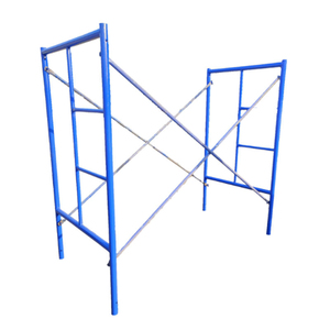 Échafaudage en H Q235 peint avec passerelle intégrée, 3ft, 4ft, 5.5ft pour la construction - Product Image 1