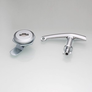Longyu Lock MS-A-401 Zinc Alloy Quarter Turn Cam Lock with T-Handle Key Wing <strong>Knob</strong> Type Electrical Cabinet Panel - Product Image 5