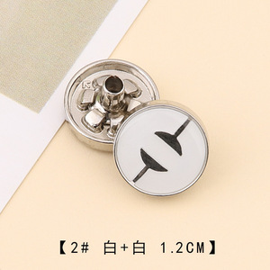 Chất Lượng Cao Sang Trọng Vàng Tùy Chỉnh Của Người Đàn Ông Thobe Hình Tròn Hồi Giáo Hồi Giáo Phong Cách Snap Nút Đóng Cửa Flatback Kỹ Thuật Mạ - Product Image 5