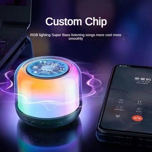 S100 colorato LED RGB Mini altoparlanti Stereo per esterni portatile RGB colonna sonora con TF Subwoofer per feste - Product Image 4