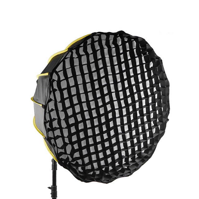 70cm 90cm 120cm  Quickly Release Parabolic Deep Softbox for Bowens Mount Studio Flash with Grid