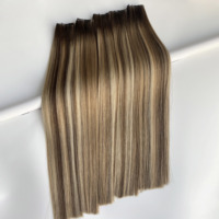 Rambut Manusia 100% Tanpa Proses, Laris Manis, Anti Kusut & Anti Rontok, Double Drawn Genius Weft Extension, Kutikula Tersusun Rapi, Pengiriman Cepat