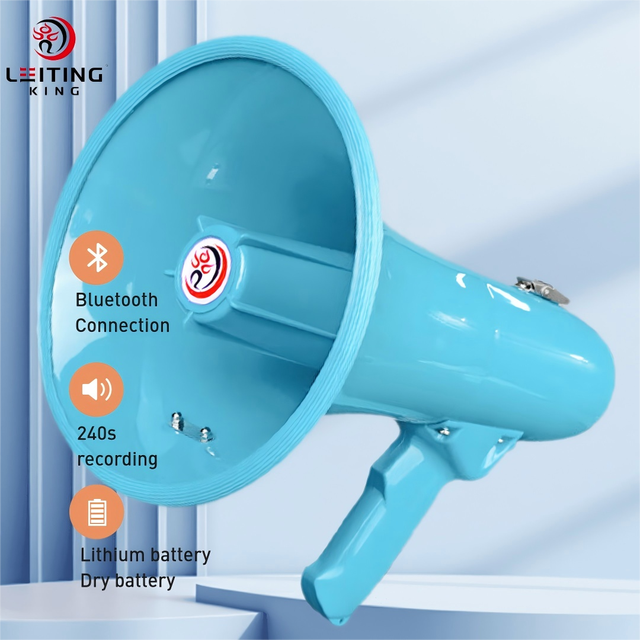 [50W High Power] LEITING KING CR-93X Blue Home Theatre Megaphone 1000m Projection 240s Recording for 5.0 Rechargeable