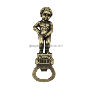 Tùy chỉnh cổ bằng đồng kim loại bia mở chai mở bỉ mốc manneken pislưu niệm thanh Quà Tặng Brussels du khách Logo - Product Image 1