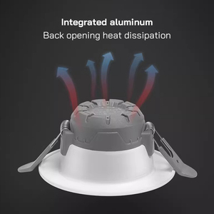 Đèn downlight âm trần tròn, điều chỉnh độ sáng, nhiều màu sắc, chất liệu nhôm, thiết kế tùy chỉnh nội thất, <span class=keywords><strong>6W</strong></span>, 2.5 inch, đèn <span class=keywords><strong>LED</strong></span> - Product Image 4