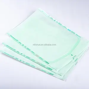 Pochettes de stérilisation médicales, emballage pour autoclave, pour désinfection à vapeur/EO, 500mm * 600mm, OEM, fournisseur d'usine personnalisé