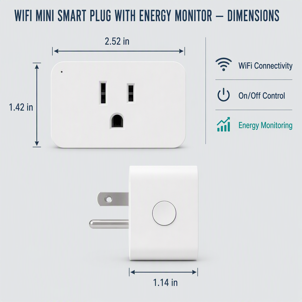 Tuya Smart WiFi Outlet 15A Mini Smart Plug Socket Works With Alexa Google Home App Control Scheduling Timer · image 2