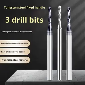 Micro punta da 1.0 3.0 con gambo fisso in acciaio al tungsteno in lega di carburo smussato metrico punte da trapano con angolo di punto 150 mano - Product Image 2