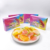 Craquelins et chips de crevettes croustillants et salés colorés, procédés par laminage, certifiés ISO, emballage en boîte/sac, service OEM, usine chinoise