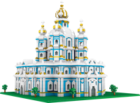 LZ8042 3737pcs Smolny Church Modular House Sets European Architecture Blocks for Children's Play Model Toy