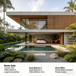 Diseño Arquitectónico Profesional para Casas de Dos Pisos en el Sudeste Asiático, Plano de Planta Moderno de 5 Dormitorios con Garaje y Diseño Interior - Product Image 6