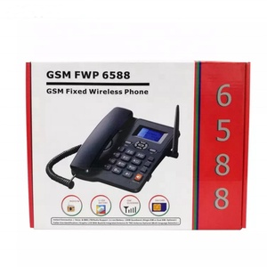 โทรศัพท์ตั้งโต๊ะระบบ GSM แบบสองซิม ETS-6588 โทรศัพท์ไร้สายแบบตั้งโต๊ะ GSM พร้อมช่องใส่ซิมการ์ด 2 ช่อง - Product Image 5
