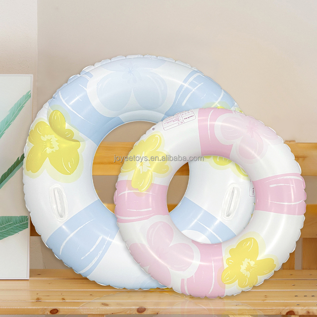 JOYEE Sells Inflatable Flower Swimming Rings for Adults and Kids 90cm 120cm With Pillows Water Pool Float