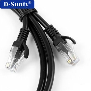 Cable de Conexión Ethernet LAN Cat5e UTP Redondo de PVC, Revestimiento de Aluminio CCA, 0.5m-100m, Venta al Por Mayor de Fábrica - Product Image 2