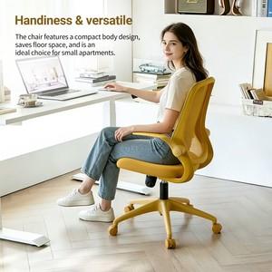 <span class=keywords><strong>Chaise</strong></span> <span class=keywords><strong>de</strong></span> <span class=keywords><strong>bureau</strong></span> pivotante <span class=keywords><strong>ergonomique</strong></span> LN18XS moderne à dossier moyen, <span class=keywords><strong>petite</strong></span> <span class=keywords><strong>taille</strong></span>, inclinable, réglable en hauteur, avec accoudoirs pliables et dossier en maille, disponible en plusieurs couleurs - Product Image 3