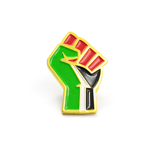 Personalizado Esmalte Pin Logo Llavero Bufanda Productos Palestina Broche Pulsera Bandera Palestina Pin Insignia - Product Image 1