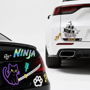 Vinilo Adhesivo de PVC Holográfico Resistente al Agua y a los Rayos UV, Impresión de Logotipos, Calcomanías Personalizadas con Corte a Troquel - Product Image 2