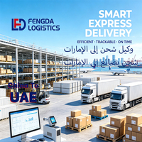 Service de messagerie express Cargo Express pour entrepôts et entreprises vers l'aéroport international d'Émirats arabes unis à Dubaï, avec support pour la modification des étiquettes de colis.