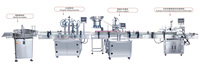 Remplisseur de bouteilles de liquide automatique à 4 têtes de haute précision Machine à cosmétiques Moteur PLC électrique Boissons Produits chimiques Huiles Poudres Verre à jus
