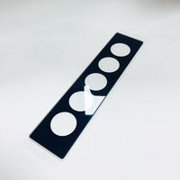 Panneau de protection en verre flotté trempé personnalisé pour lampe, impression sur soie, cadre noir, 1mm 1.5mm 2mm 3mm 4mm