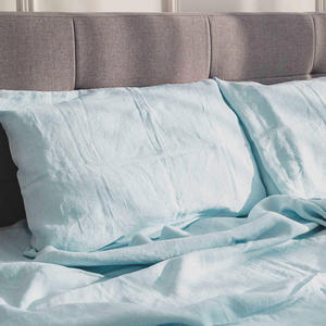 OEM al por mayor 100% <span class=keywords><strong>funda</strong></span> <span class=keywords><strong>de</strong></span> <span class=keywords><strong>almohada</strong></span> <span class=keywords><strong>de</strong></span> lino Euro Sham para cama tamaño personalizado y Color sobre <span class=keywords><strong>funda</strong></span> <span class=keywords><strong>de</strong></span> cojín antibacteriano antiácaros - Product Image 3