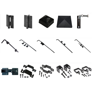 <span class=keywords><strong>Kit</strong></span> de porte de douche à charnière invisible en aluminium noir de haute qualité, vente en gros d'usine - Product Image 5