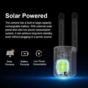 O-KAM 3MP 4G réseau complet <span class=keywords><strong>sans</strong></span> électricité <span class=keywords><strong>sans</strong></span> énergie solaire nette faible consommation vidéo durable caméra de chasse en plein air - Product Image 4