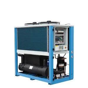 Refrigerador Industrial de 60 toneladas, Enfriador de agua refrigerado por aire personalizado, desplazamiento