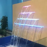 RGB ไฟสี่เหลี่ยมสำหรับสระน้ำน้ำตก,ทำจากอะลูมิเนียมสำหรับสระว่ายน้ำน้ำตก