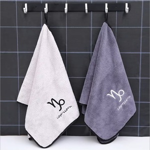 High Quality Luxurious Cotton Woven Gym Fitness Small Hand Face <b>Towel</b> Embroidery <b>Sport</b> <b>Towel</b> with Pink Logo No MOQ - Product Image 4