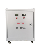 Transformateur de contrôle monophasé 30 kVA 220 kV 24 V, alimentations industrielles, noyau en cuivre pur, structure de bobine toroïdale CE ISO, 98 %